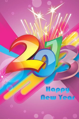 2013, абстрактное, abstract, Новый год, New Year, text, текст