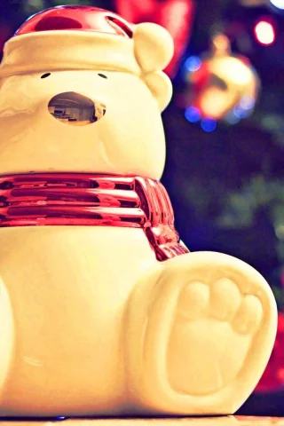 Happy new year, 2013, мишка, новый год, игрушка