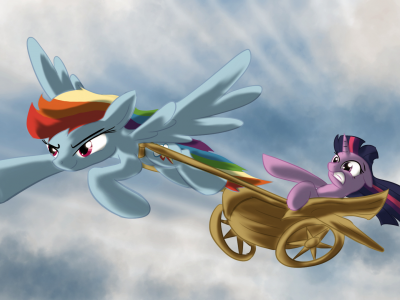Twilight Sparkle, flight, ужин, dinner, My Little Pony: Friendship is Magic, полет, My Little Pony : Friendship Is Magic, Rainbow Dash, ponies, пони