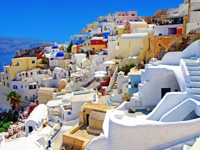 cityscapes, Greece, дома, Санторини, Santorini, houses, городские пейзажи, Греция