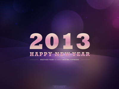 стены, розовый, blue, typography, pink, celebration, голубой, Tajio, lighting, 2013, фиолетовый, освещение, Happy New Year, праздник, wall, purple, типография