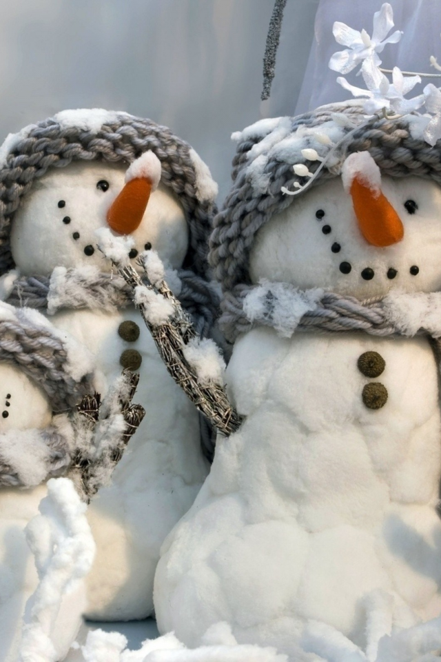 рождественские, снеговики, Christmas, winter, scarfs, шарфы, зима, snowmen