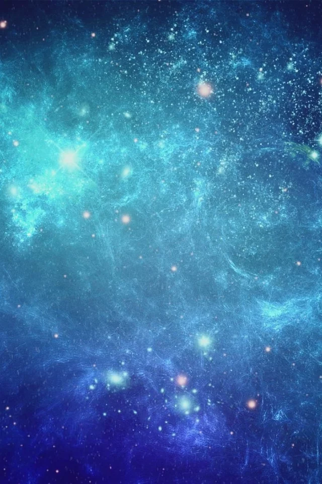 blue, artwork, digital art, stars, , outer space
