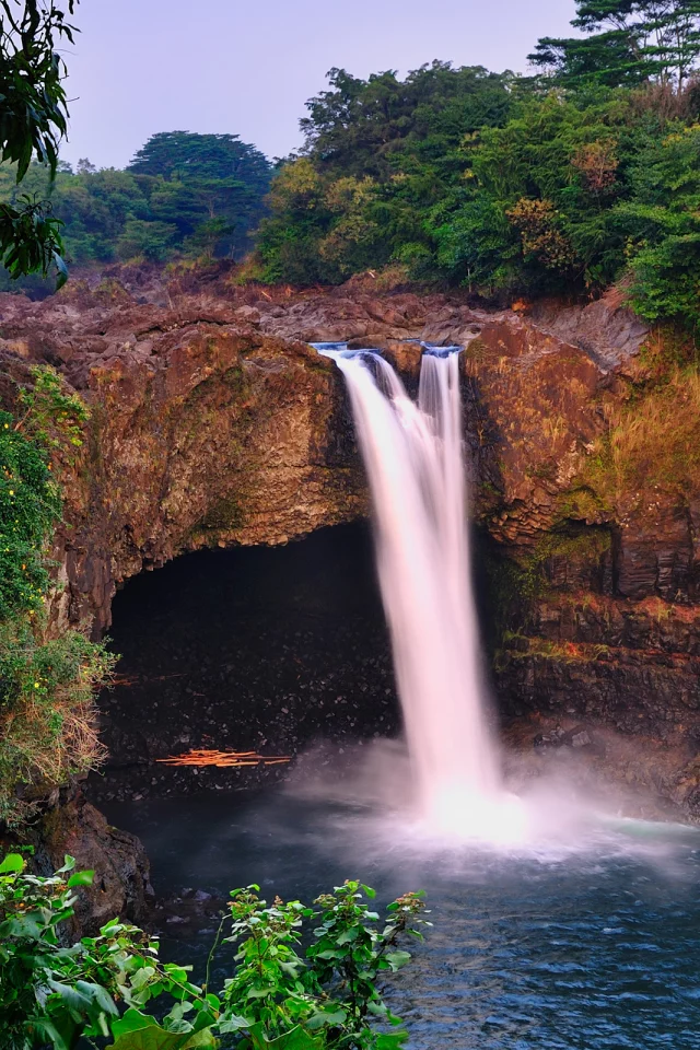 Falling, water, Scenery