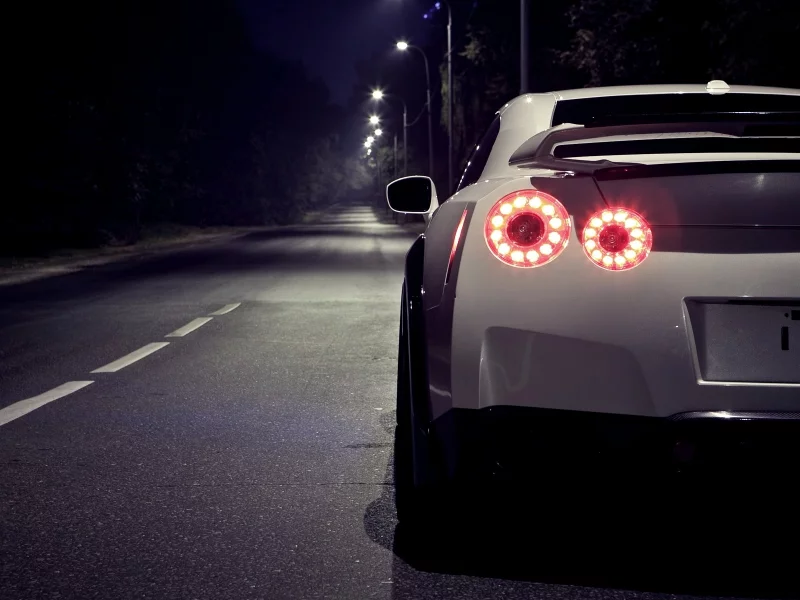 автомобили, cars, Nissan gtr35, nissan gtr, Nissan GTR, Ночь, night, Nissan, дорог, Nissan R35 GT-R, nissan gtr35, roads