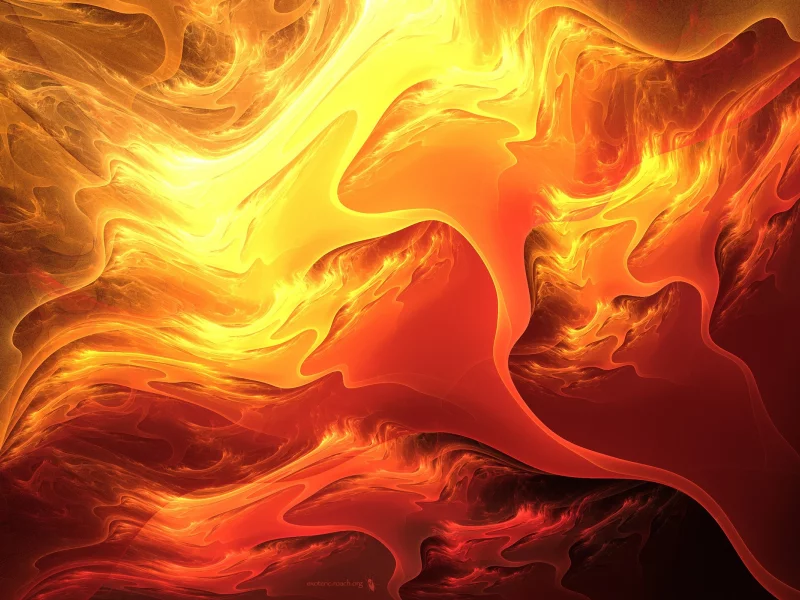 multicolor, digital art, abstract, цифровое искусство, 3D, абстрактное, произведения искусства, orange, artwork, многоцветная, оранжевый