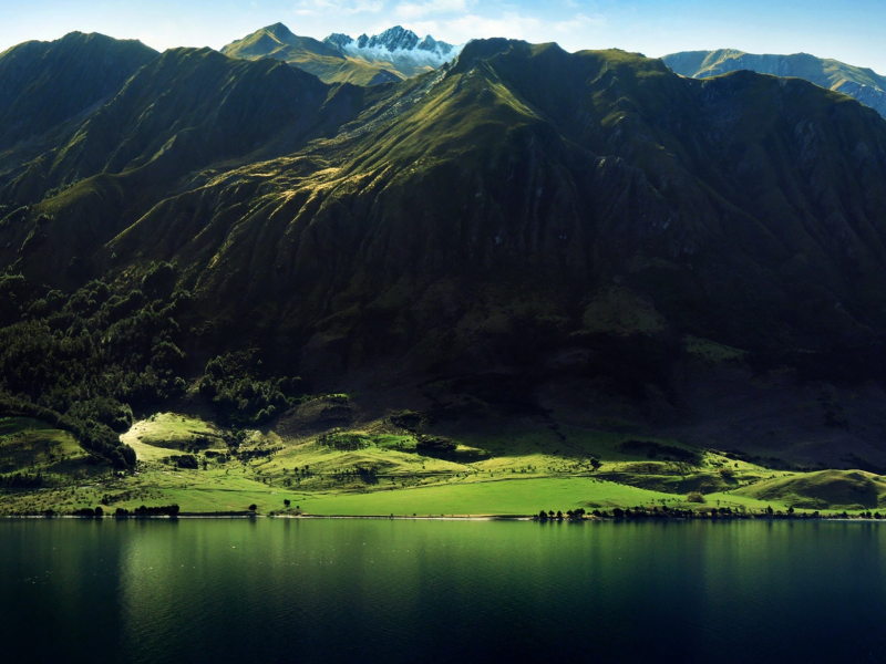 небо, mountains, облака, Горы, озера, upscaled, природа, широких масштабах, nature, lakes, clouds, skies, landscapes, пейзажи