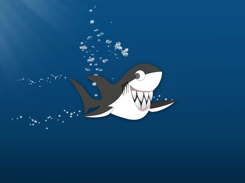 sharks, cartoons, мультфильмы, акул