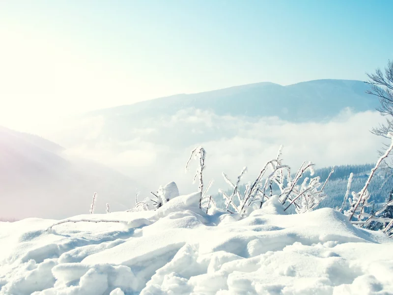 snow, mountains, снег, winter, зима, горы