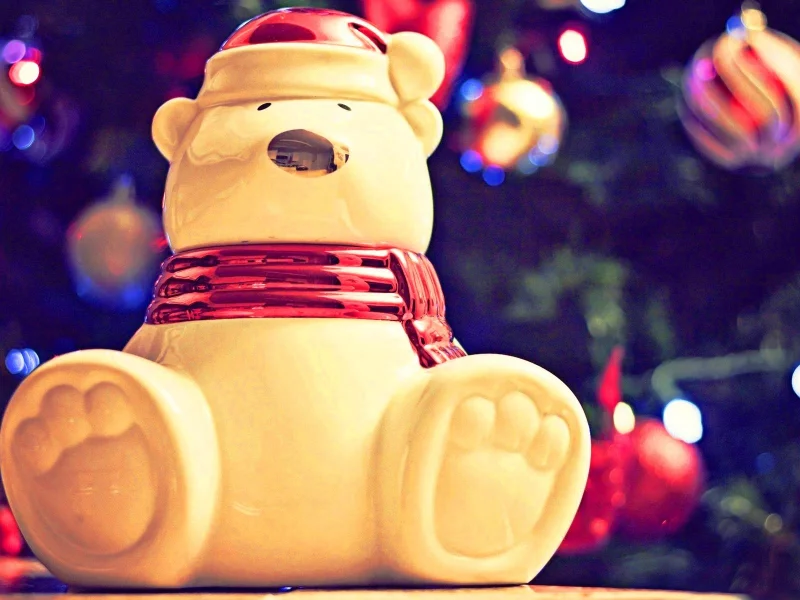 Happy new year, 2013, мишка, новый год, игрушка