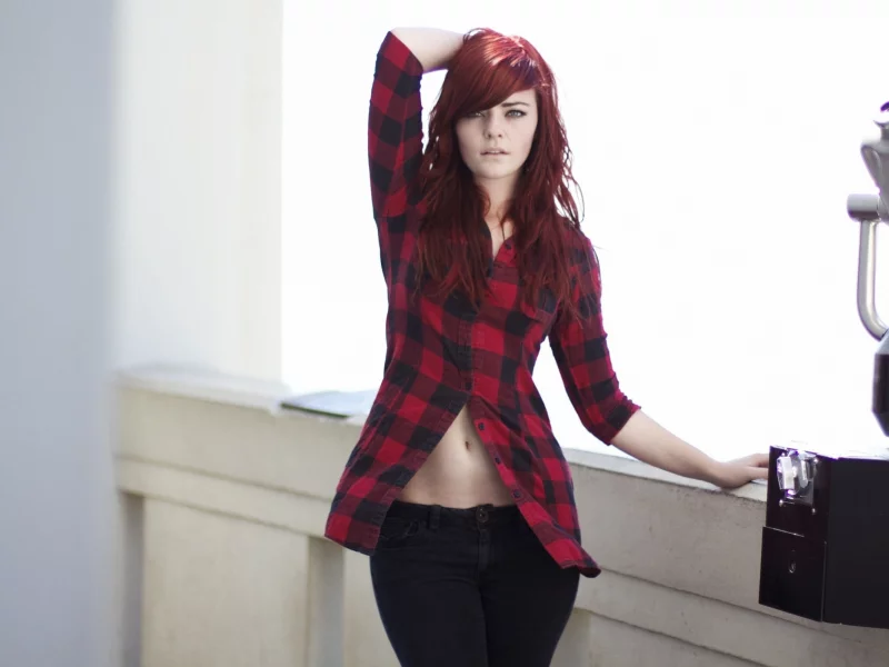 , women, redheads, teen, Kayla Maree