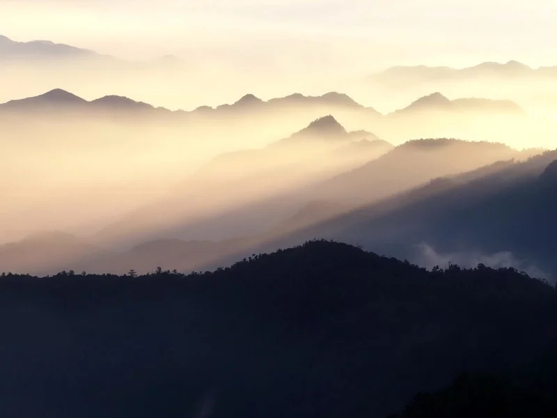 пейзажи, солнце, sunlight, горы, природа, вечер, закат, mountains, nature, sunset, evening, landscapes