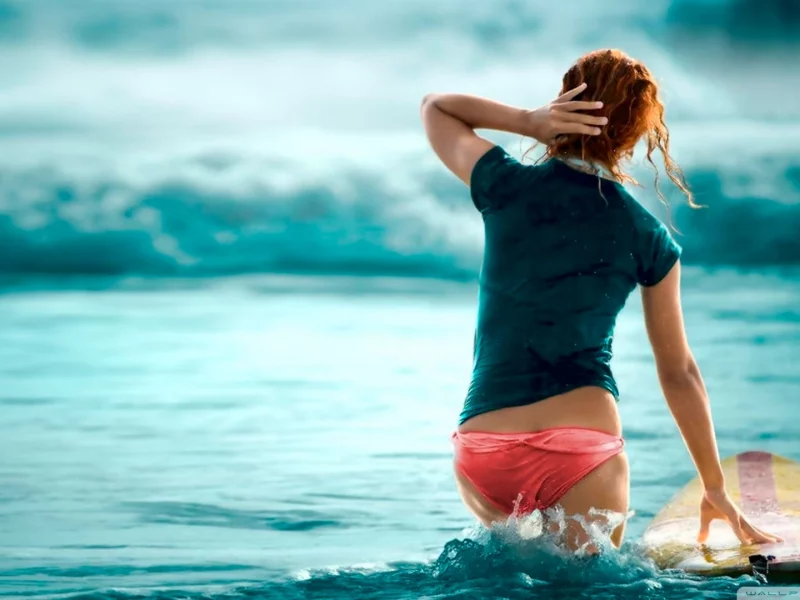 Girl, Sea