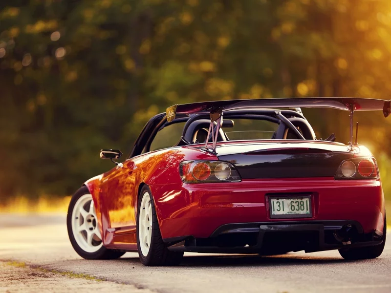 tuning, Spoilers, roads, , outdoors, Honda S2000, red, Honda, cars