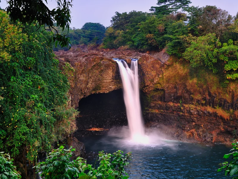 Falling, water, Scenery
