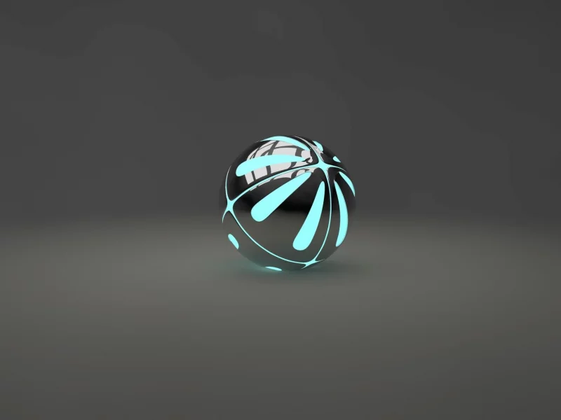 визуализации, light, 3D, свет, CINEMA 4D, render, серый, синий, balls, cinema 4d, шары, gray, blue