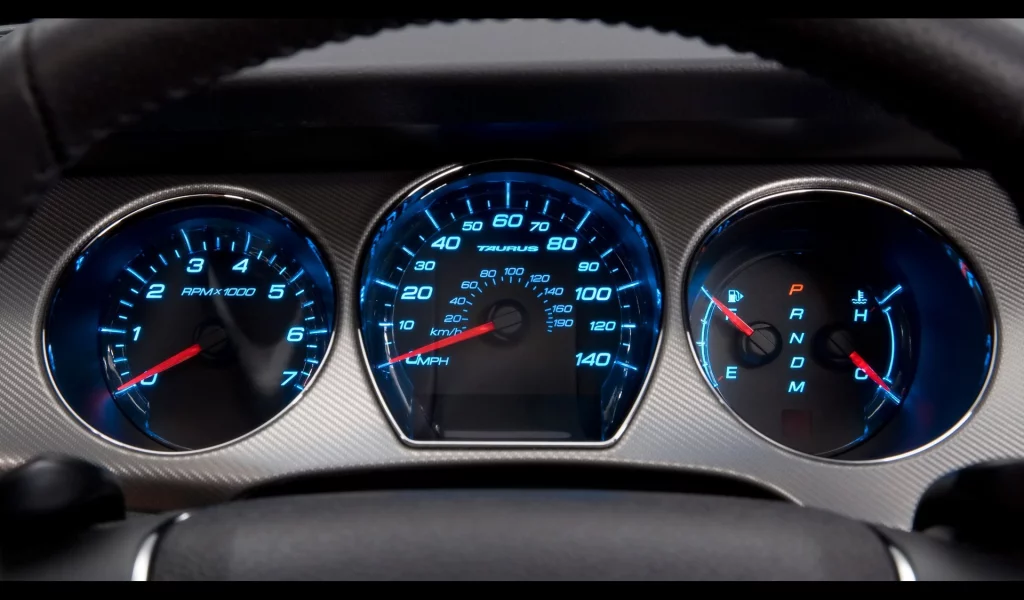 2010, датчики, Ford Taurus, gauges, Ford