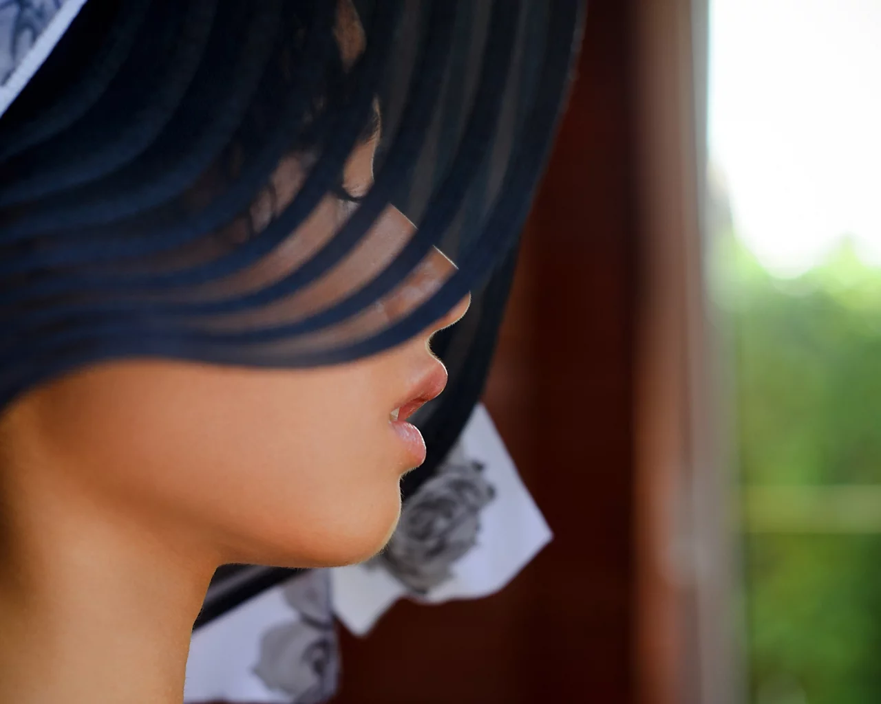 брюнетки, hats, close-up, faces, Pammie Ли, женщины, лица, шляпы, brunettes, Pammie Lee, women, крупным планом