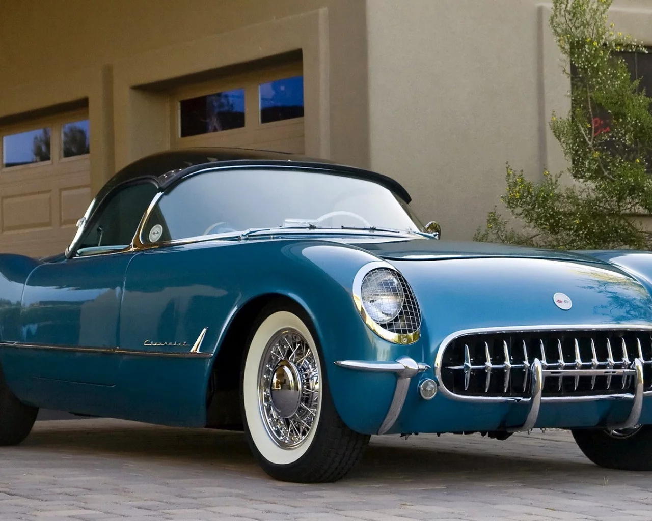 C1, 1954, Corvette, cars, широкоформатный, Автомобили, widescreen