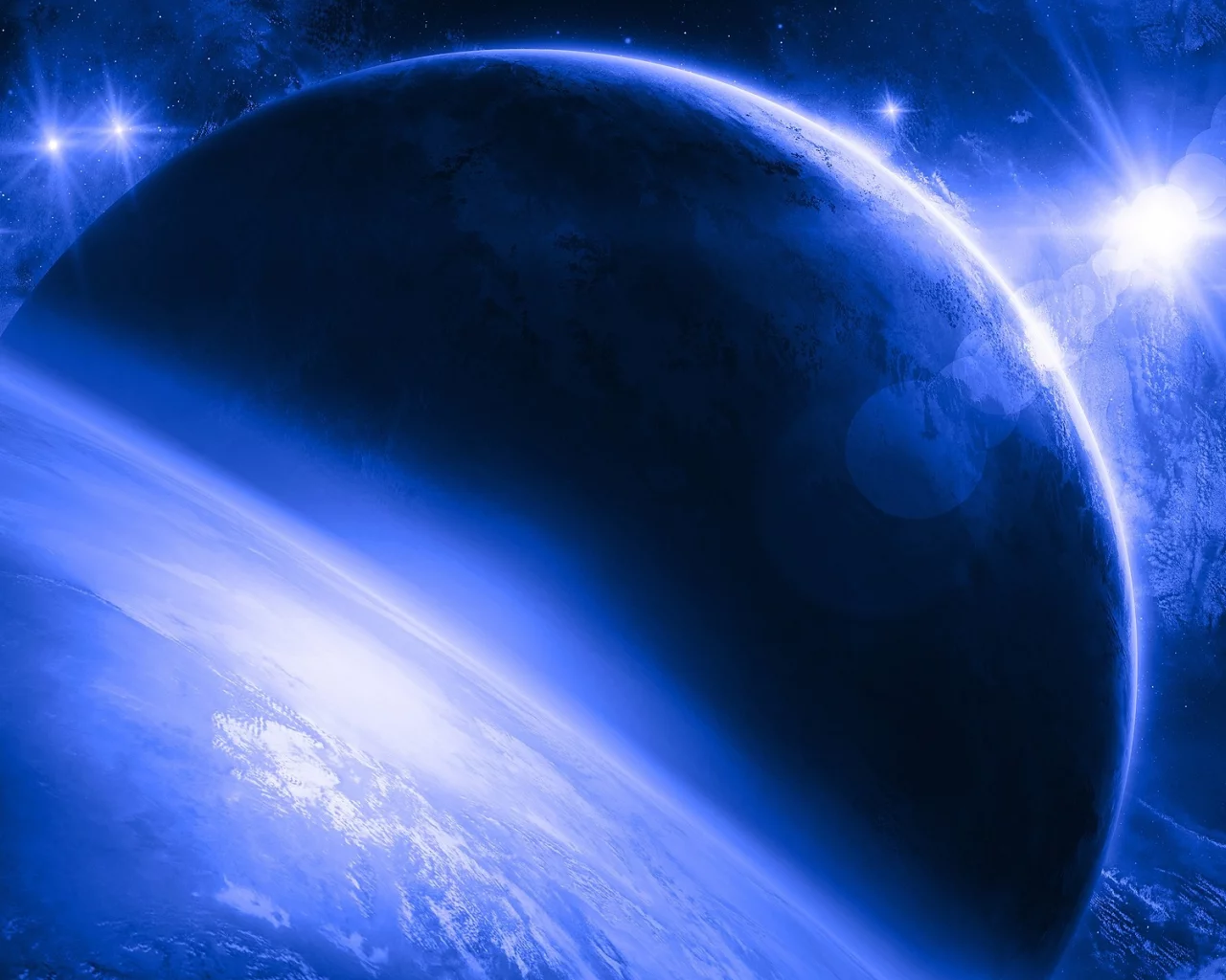 космос, планеты, outer space, stars, planets, звезды, космические искусства, space art, blue, синий