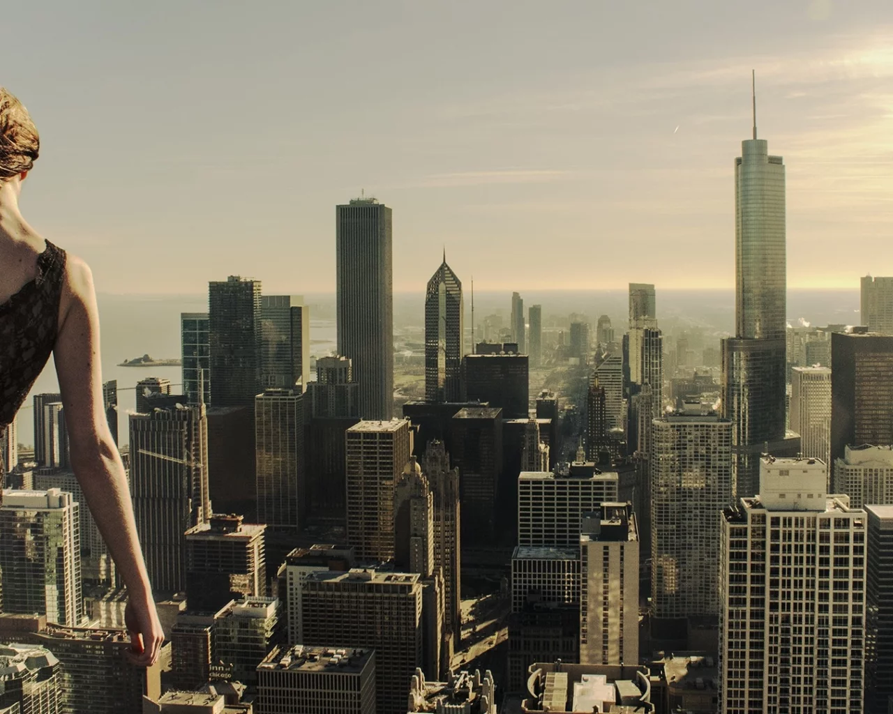 , women, cityscapes