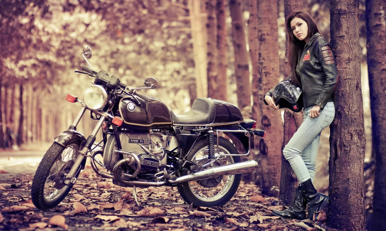 women, женщин, models, моделей, BMW R100S