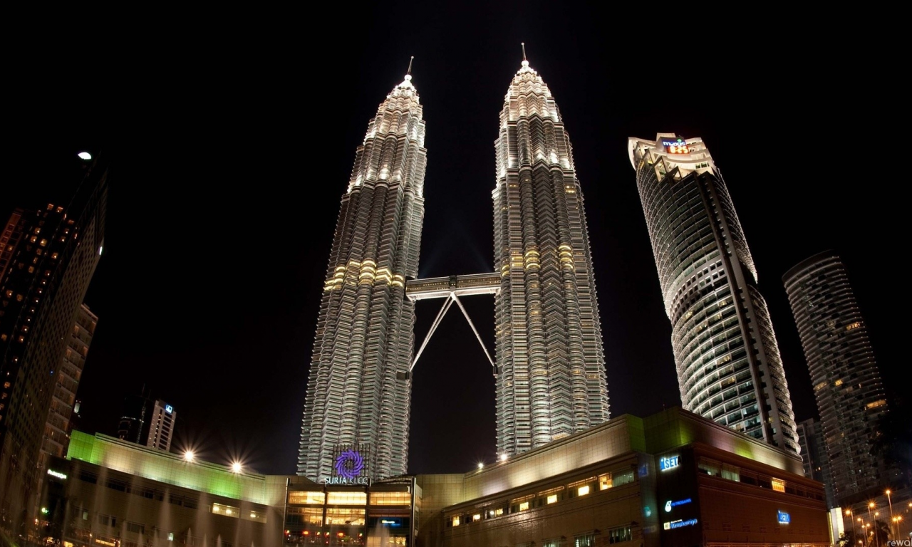 Asia, cities, Kuala Lumpur, , Petronas Towers, Malaysia, travel