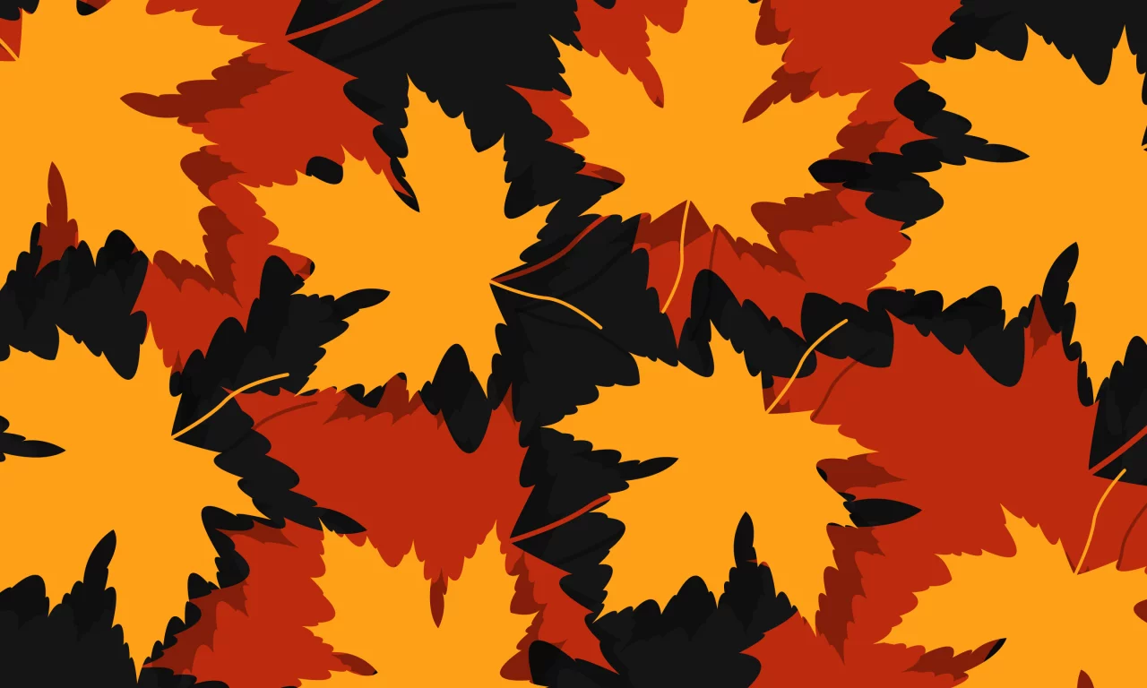 artwork, leaves, minimalistic, autumn, 