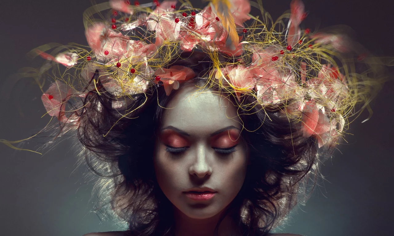 make up, models, faces, women, 