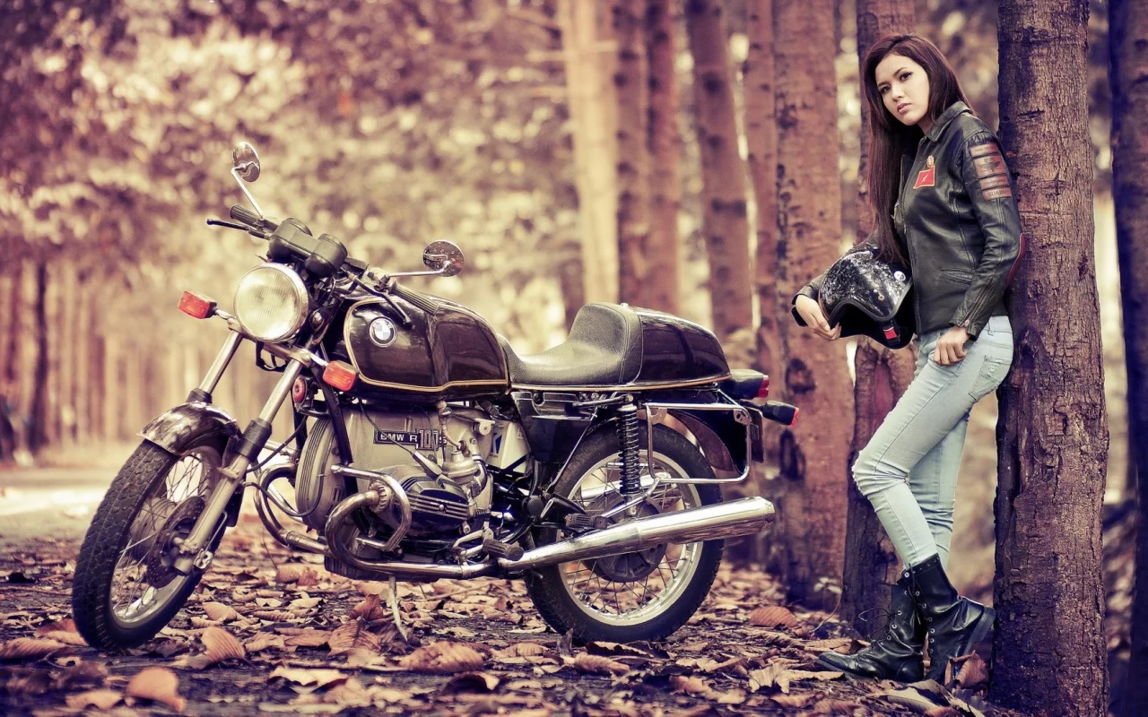women, женщин, models, моделей, BMW R100S
