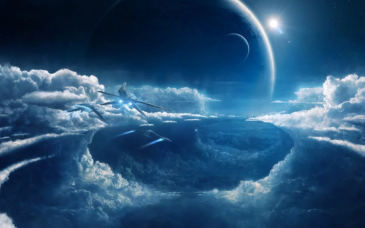 планеты, outer space, космическое пространство, planets, Prometheus