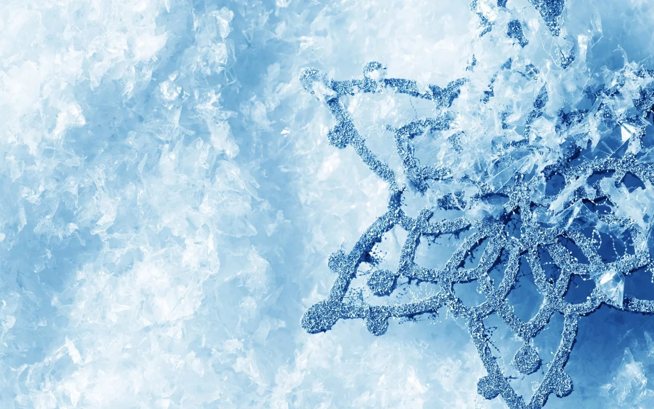 лед, Snowflake, winter, зима, ice, снежинка