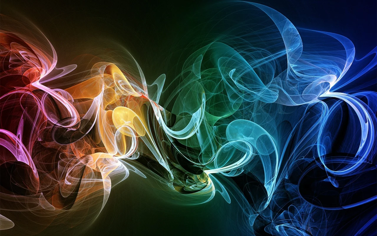 abstract, smoke, многоцветная, радуга, абстрактное, дым, rainbows, multicolor