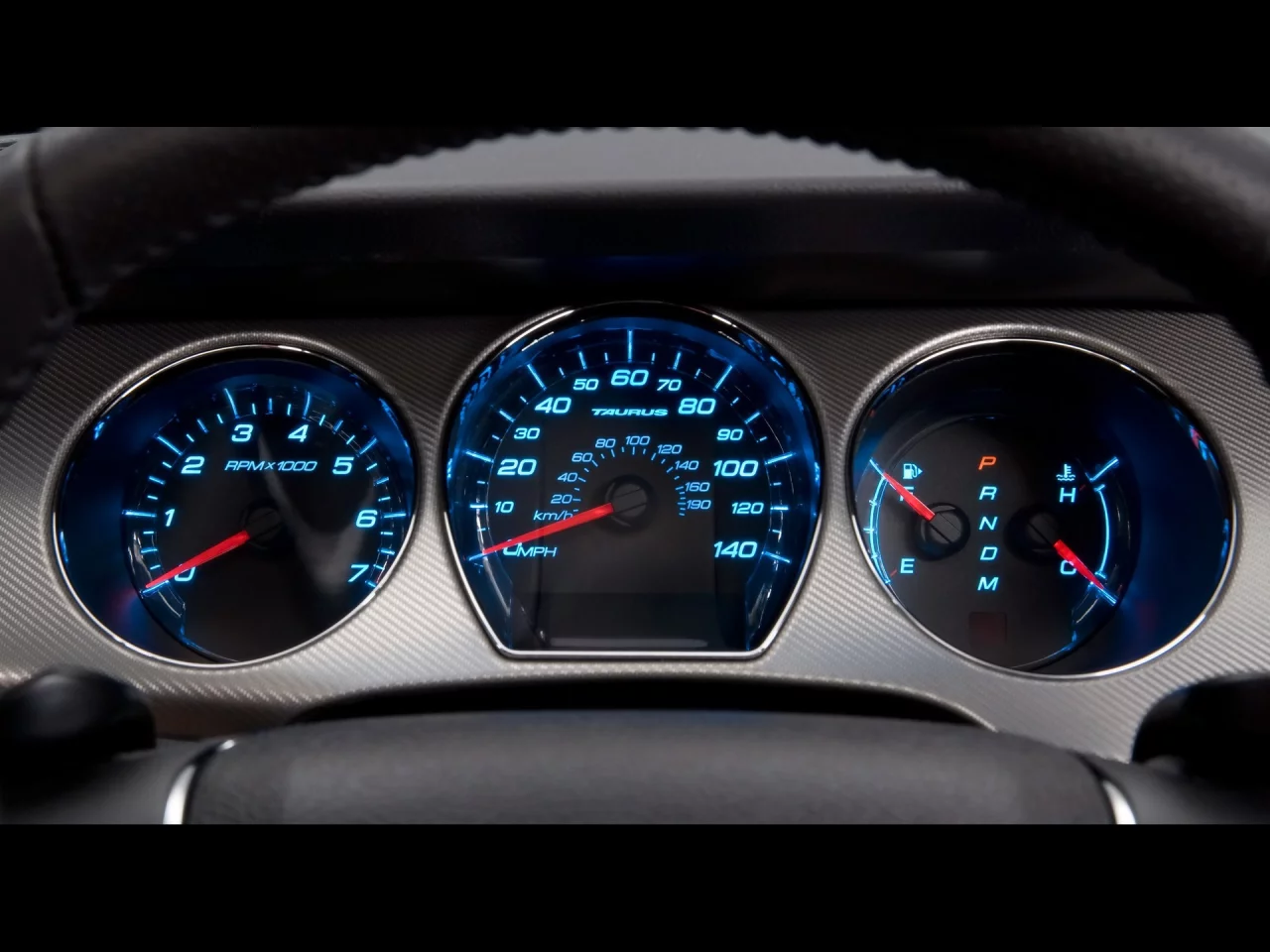 2010, датчики, Ford Taurus, gauges, Ford