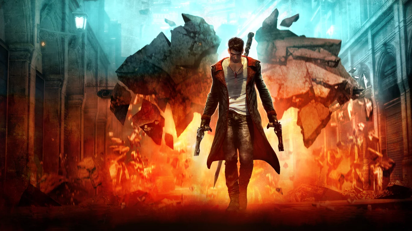dmc, young dante, пушки, Dante, Devil May Cry 5, дьявол, молодой Данте, DMC, Данте, guns, devil