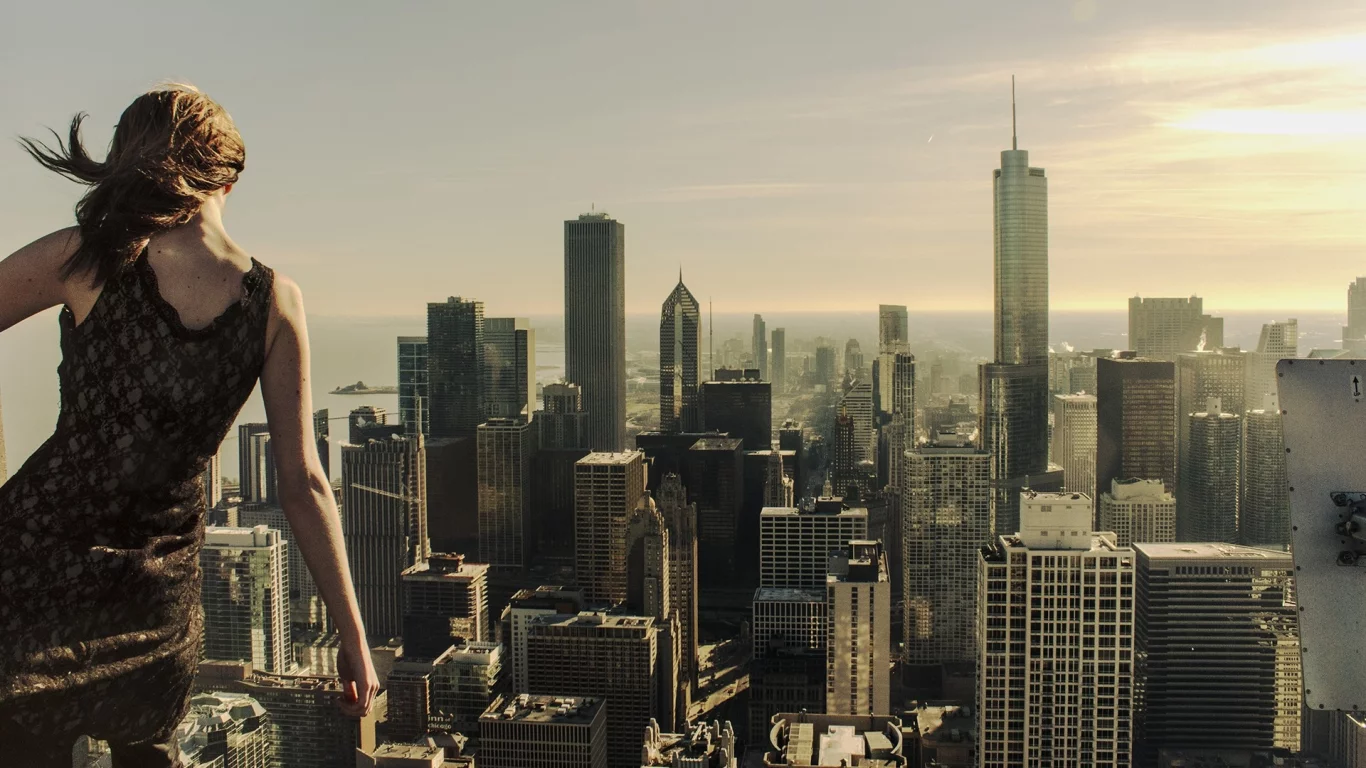 , women, cityscapes