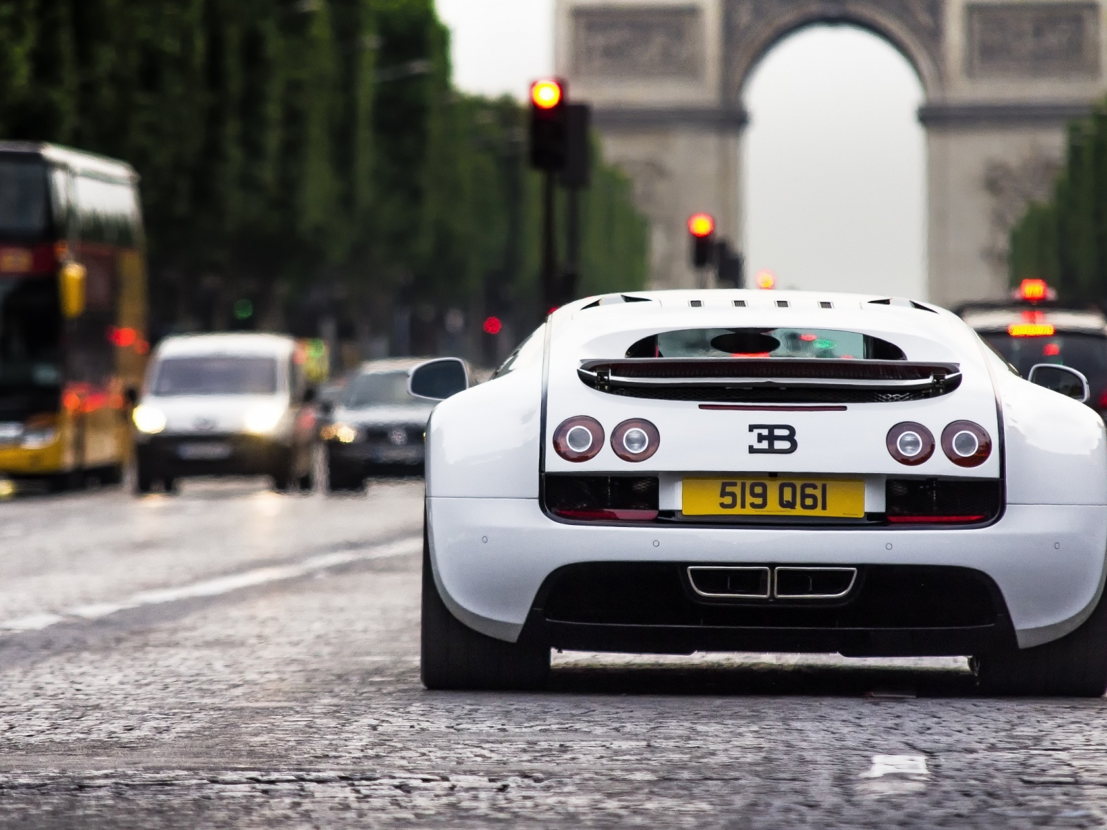 , white, Paris, Bugatti Veyron, cars