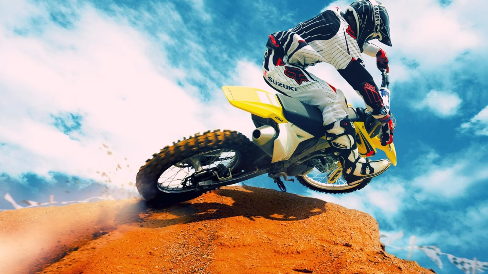 пустыню, desert, motorbikes, мотоциклов