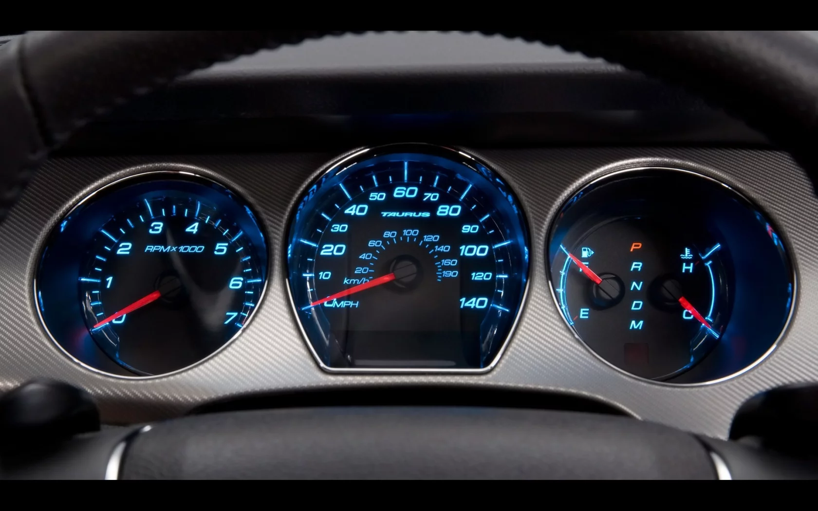 2010, датчики, Ford Taurus, gauges, Ford