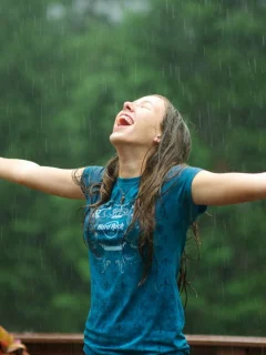дождь, women, happy, wet, мокрый, счастливый, женщины, rain