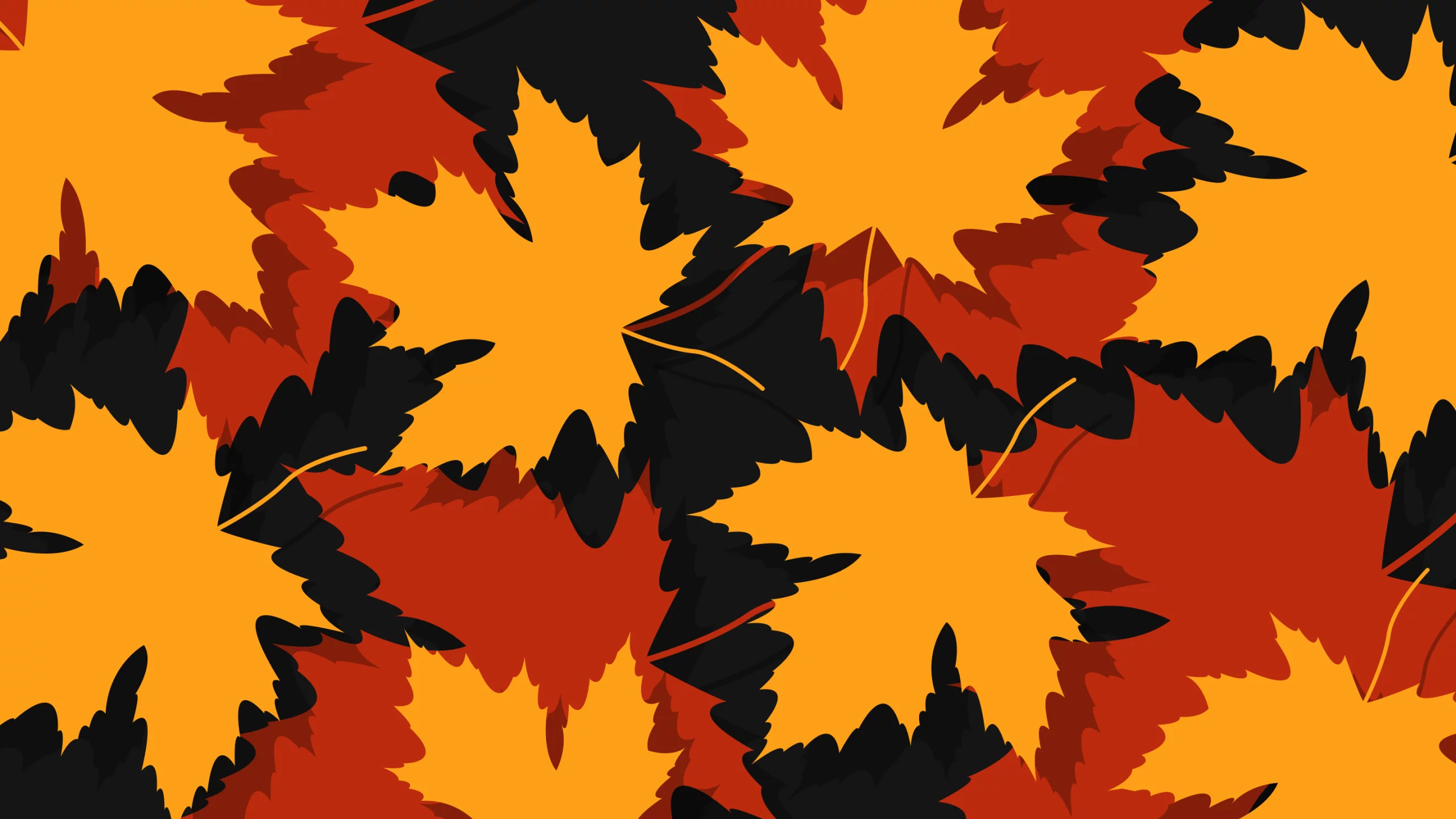 artwork, leaves, minimalistic, autumn, 
