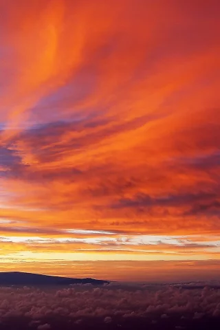 sky, облака, sunset, red, skies, закат, небо, clouds, красный
