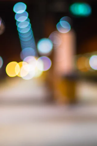 cities, bokeh, ночи, night, urban, перила, городские, railroad tracks, railing, железнодорожных путей, города, боке