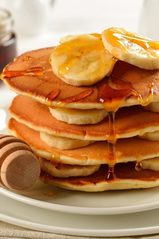 , pancakes, food