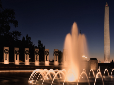 monument, Washington DC, , fountains
