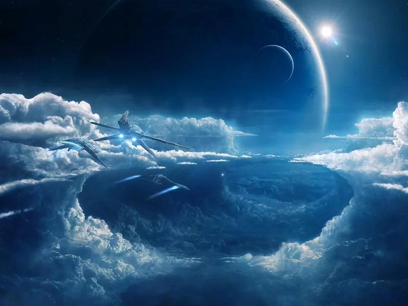 планеты, outer space, космическое пространство, planets, Prometheus