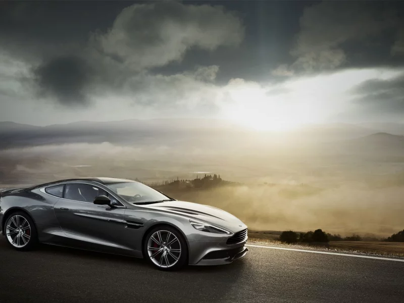 clouds, солнечный свет, Vanquish, Aston Martin AM 310 Vanquish, sunlight, view, Aston Martin Vanquish AM 310, облака, автомобили, зрения, cars, 2013