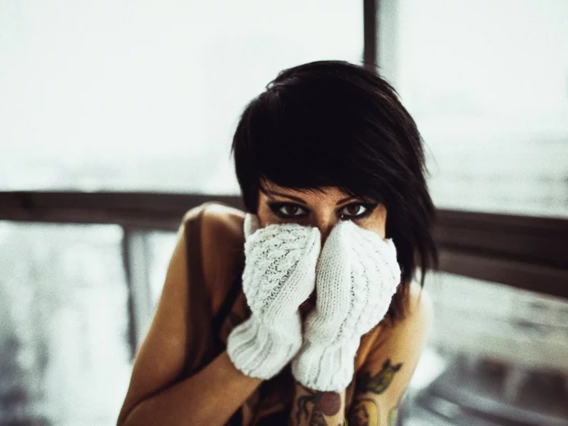 women, brunettes, 