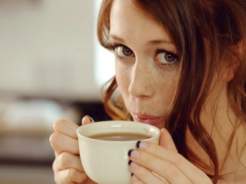 women, coffee, freckles, Charlotte Herbert, faces, 