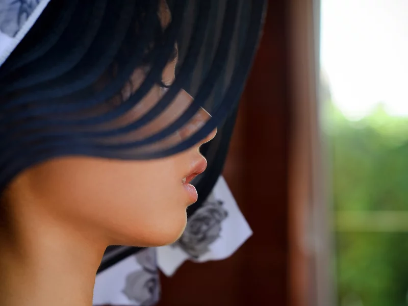 брюнетки, hats, close-up, faces, Pammie Ли, женщины, лица, шляпы, brunettes, Pammie Lee, women, крупным планом